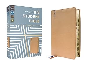 Seller image for Niv Student Bible : New International Version, Tan, Leathersoft, Personal Size, Comfort Print for sale by GreatBookPrices