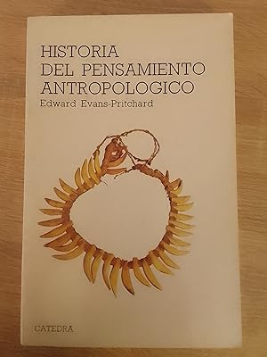 Seller image for Historia del pensamiento antropolgico for sale by Librera Eleutheria