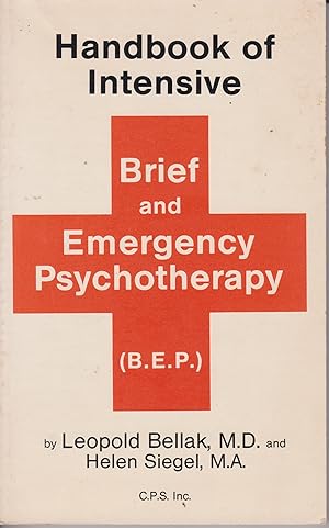 Image du vendeur pour Handbook of Intensive Brief and Emergency Psychotherapy (B.E.P.) mis en vente par Robinson Street Books, IOBA