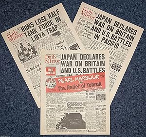 Pearl Harbour and The Relief of Tobruk. 2 Facsimile Souvenir Issues of the Daily Mirror dated 22n...