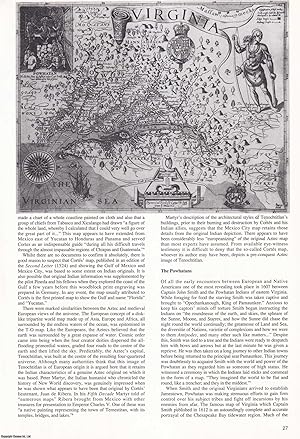 Seller image for Native American Maps and World View in the Age of Encounter. An original article from Map Collector Magazine, 1992. for sale by Cosmo Books