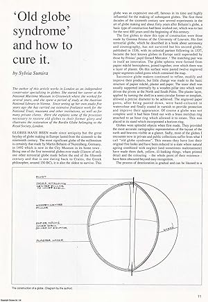 Immagine del venditore per The Process of Restoring Old Globes to their former Glory: The Bardin Globe belonging to the Royal Society. An original article from Map Collector Magazine, 1992. venduto da Cosmo Books