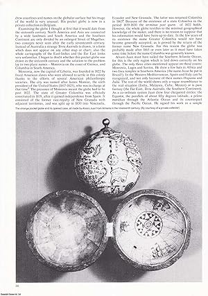 Seller image for Two Peculiar 19th Century Globes; an Umbrella Globe and a Pocket Globe made by a Spanish Sailor. An original article from Map Collector Magazine, 1985. for sale by Cosmo Books