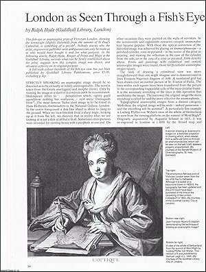 Bild des Verkufers fr A Fish-Eye or Anamorphic Print of Victorian London, c. 1845. An original article from Map Collector Magazine, 1987. zum Verkauf von Cosmo Books