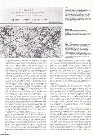 Bild des Verkufers fr The World by Lake Michigan: The American Geographical Society's Map Collection at the University of Wisconsin Milwaukee. An original article from Map Collector Magazine, 1990. zum Verkauf von Cosmo Books