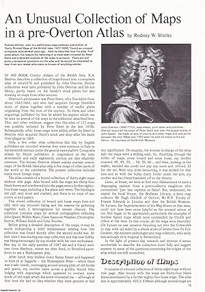 Imagen del vendedor de An Unusual Collection of Maps in a pre-Overton Atlas. An original article from Map Collector Magazine, 1979. a la venta por Cosmo Books