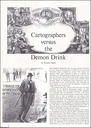 Imagen del vendedor de Cartographers versus the Demon Drink: The Temperance League and Drink Maps. An original article from Map Collector Magazine, 1978. a la venta por Cosmo Books