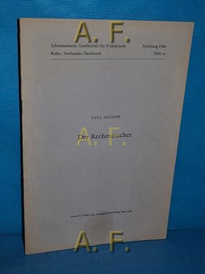 Bild des Verkufers fr Der Rechenmacher : Sterbendes Handwerk Heft 20. zum Verkauf von Antiquarische Fundgrube e.U.