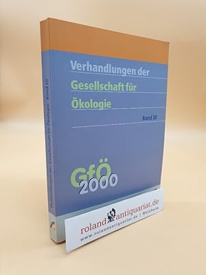 Bild des Verkufers fr kosystemforschung und kosystem-Management Band 30: in Kiel vom 11. - 15.9.2000 zum Verkauf von Roland Antiquariat UG haftungsbeschrnkt