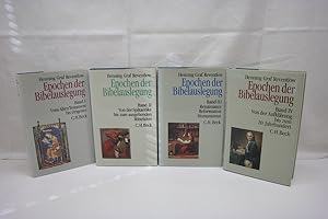 Bild des Verkufers fr Epochen der Bibelauslegung (4 Bnde = vollstndig) Bd. I: Vom Alten Testament bis Origenes; Bd. II: Von der Sptantike bis zum ausgehenden Mittelalter; Bd. III: Renaissance, Reformation, Humanismus; Bd. IV: Von der Aufklrung bis zum 20. Jahrhundert zum Verkauf von Antiquariat Wilder - Preise inkl. MwSt.