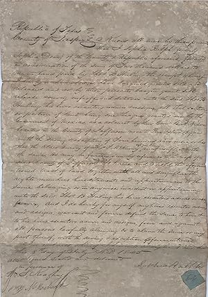 SELLING ONE LEAGUE OF LAND GRANTED TO SOPHIA RALPH [FORMERLY SOPHIA DEAN], BY THE GOVERNMENT OF M...