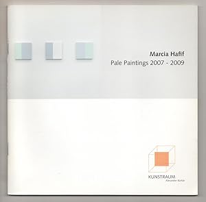 Bild des Verkufers fr Marcia Hafif, Pale Paintings 2007-2009 zum Verkauf von Jeff Hirsch Books, ABAA