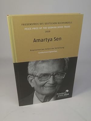 Bild des Verkufers fr Amartya Sen Friedenspreis des deutschen Buchhandels 2020. Ansprachen aus Anlass der Verleihung zum Verkauf von ANTIQUARIAT Franke BRUDDENBOOKS