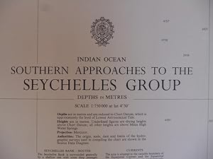 Bild des Verkufers fr Indian Ocean. Southern Approaches to the Seychelles Group - Blatt Nr. 721. Massstab 1:750.000 zum Verkauf von Allguer Online Antiquariat