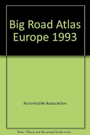 Immagine del venditore per Big Road Atlas Europe 1993 venduto da WeBuyBooks