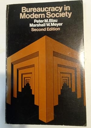 Seller image for Bureaucracy in Modern Society. Second Edition. for sale by Plurabelle Books Ltd