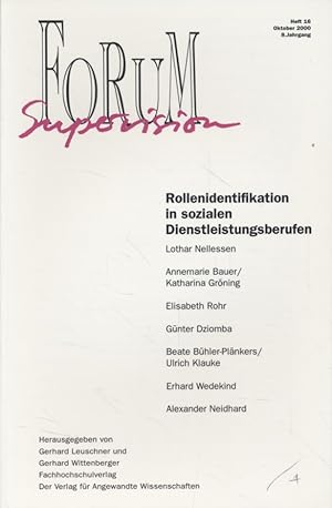 Seller image for Rollenidentifikation in sozialen Dienstleistungsberufen. Forum Supervision. 8. Jahrgang, Heft 16. for sale by Fundus-Online GbR Borkert Schwarz Zerfa