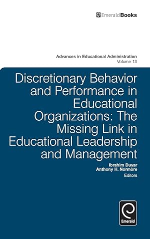 Seller image for Discretionary Behavior and Performance in Educational Organi for sale by moluna