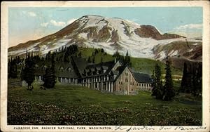 Immagine del venditore per Ansichtskarte / Postkarte Washington USA, Mount Rainier, National Park, Paradise Inn venduto da akpool GmbH