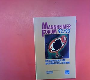 Imagen del vendedor de Mannheimer Forum 92/93 - Ein Panorama der Naturwissenschaften a la venta por biblion2