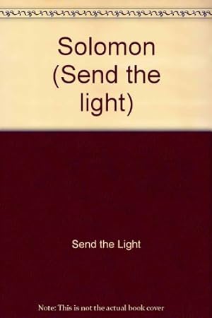 Bild des Verkufers fr Solomon (Send the light) zum Verkauf von WeBuyBooks