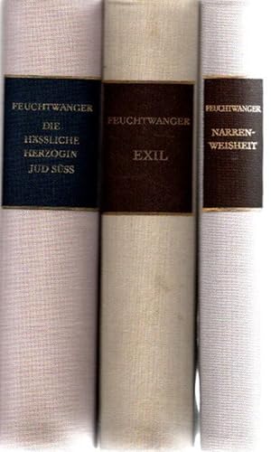Bild des Verkufers fr Die Hssliche Herzogin, Jud Sss; Exil; Narrenweisheit; zum Verkauf von nika-books, art & crafts GbR