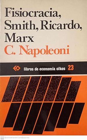 Imagen del vendedor de Fisiocracia, Smith, Ricardo, Marx a la venta por Llibres Capra