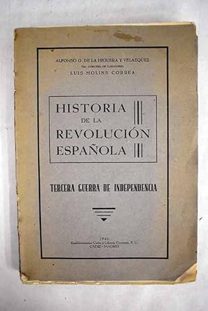 Imagen del vendedor de Historia de la Revolucin espaola a la venta por Alcan Libros