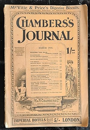 Immagine del venditore per Chambers's Journal, part 27 (8th series),March 1934 venduto da Shore Books