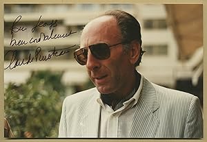 Image du vendeur pour Claude Pinoteau (1925-2012) - Photo ddicace - Cannes 1990 mis en vente par PhP Autographs