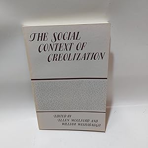 Seller image for Social Context Of Creolization for sale by Cambridge Rare Books