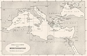 Image du vendeur pour Index to the Charts of the Mediterranean mis en vente par Antiqua Print Gallery