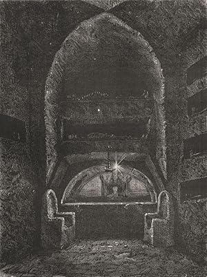 Seller image for Subterranean Altar, Tombs, and Chapel in the Cemetery of St. Agnes for sale by Antiqua Print Gallery