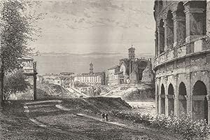 Entry of the Forum Romanum by the Via Sacra - Temple of Venus et Roma - Sta. Francesca Romana, Ar...