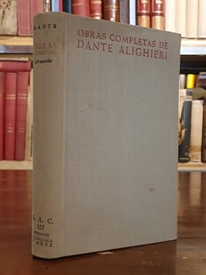 Bild des Verkufers fr Obras Completas de Dante Alighieri. zum Verkauf von Librera Miau