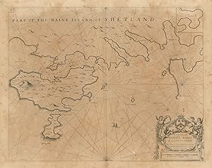 Imagen del vendedor de [Part of the Maine Island of Shetland] - To the Rt Honorable Daniel Earle of Nottingham this chart is most humbly dedicated & presented by Capt. Greenvile Collins, Hydroghe. to the King a la venta por Antiqua Print Gallery