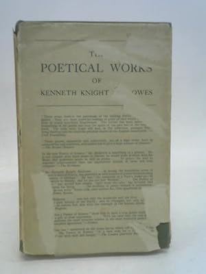 Bild des Verkufers fr The Poetical Works Of Kenneth Knight Hallowes: Vol I 1896-1934. zum Verkauf von World of Rare Books