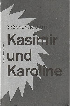 Seller image for Programmheft dn von Horvath KASIMIR UND KAROLINE Premiere 6. November 2014 53. Spielzeit 2014 / 2015 for sale by Programmhefte24 Schauspiel und Musiktheater der letzten 150 Jahre