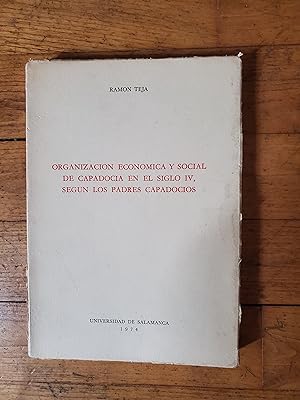 Seller image for ORGANIZACION ECONOMICA Y SOCIAL DE CAPADOCIA EN EL SIGLO IV, SEGUN LOS PADRES CAPADOCIOS. for sale by Librairie Sainte-Marie