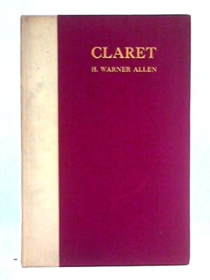Image du vendeur pour Claret mis en vente par World of Rare Books
