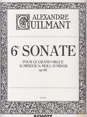 Organ Sonata No.6 in b minor, Op.86