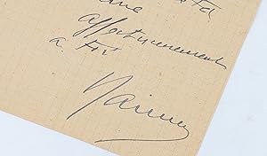 Virulente lettre autographe signée adressée à son grand ami Carlo Rim à propos d'un projet de fil...
