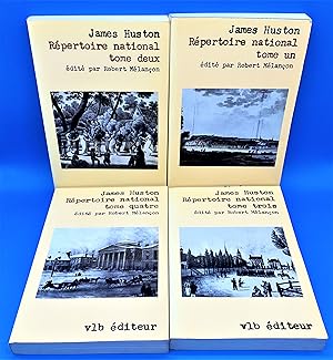 Le Répertoire national, ou Recueil de littérature canadienne. Tomes 1,2,3 et 4