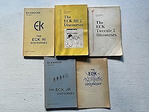 Imagen del vendedor de The Eck Wedding Ceremony, The Eck Hi, Eck Hi 2, Eck Jr, & Eck Tweenie 2 Discourses [Lot of 5 books] a la venta por Aeon Bookstore