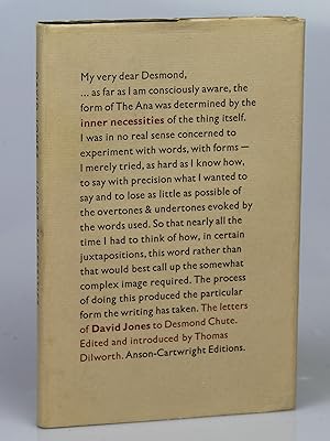 Inner necessities: The letters of David Jones to Desmond Chute