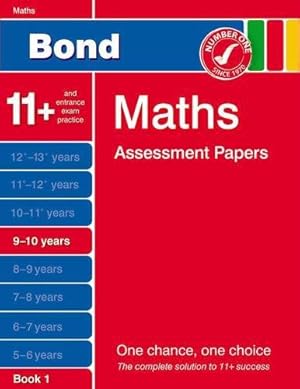 Bild des Verkufers fr Bond Maths Assessment Papers 9-10 years Book 1 zum Verkauf von WeBuyBooks