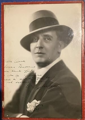 Fotografia originale con dedica autografa di Odoardo Spadaro Genova 1940