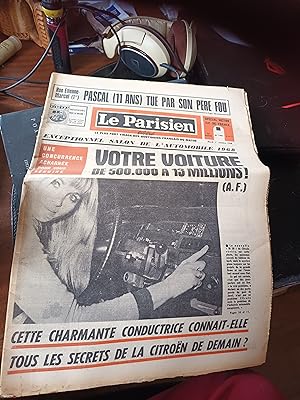 Le Parisien Libéré n°7491 - mardi 1er octobre 1968