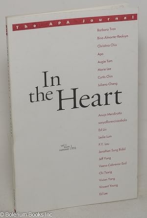 Seller image for The APA Journal. vol. 1, num. 1, Summer 1992: In the Heart for sale by Bolerium Books Inc.