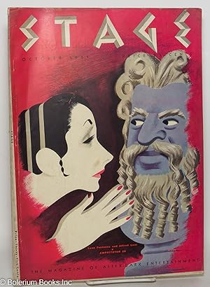 Imagen del vendedor de Stage: the magazine of after-dark entertainment; October 1937: Lunt & Fontanne in Amphitryon 38 a la venta por Bolerium Books Inc.